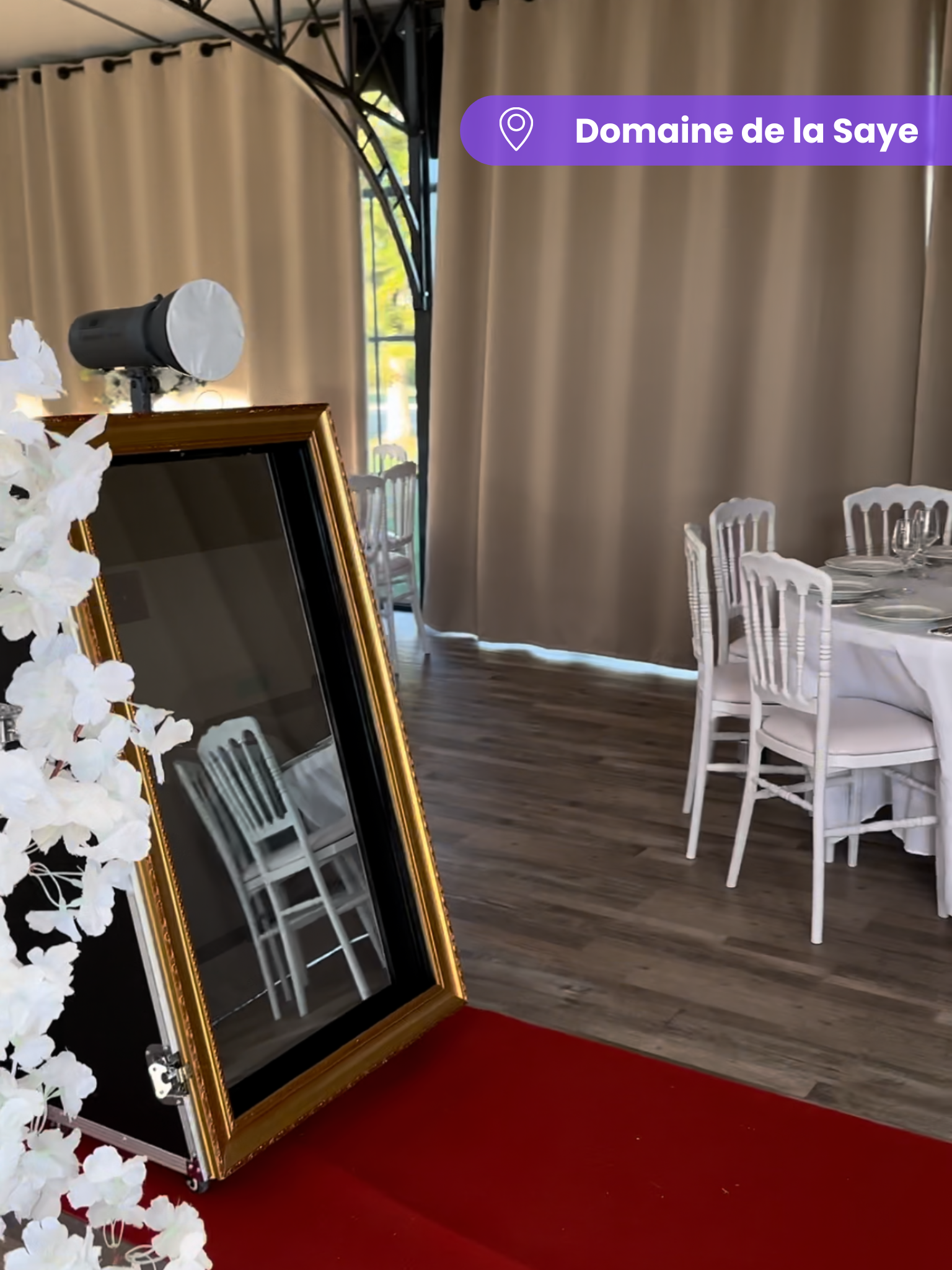 Galerie photo - Le miroir photobooth