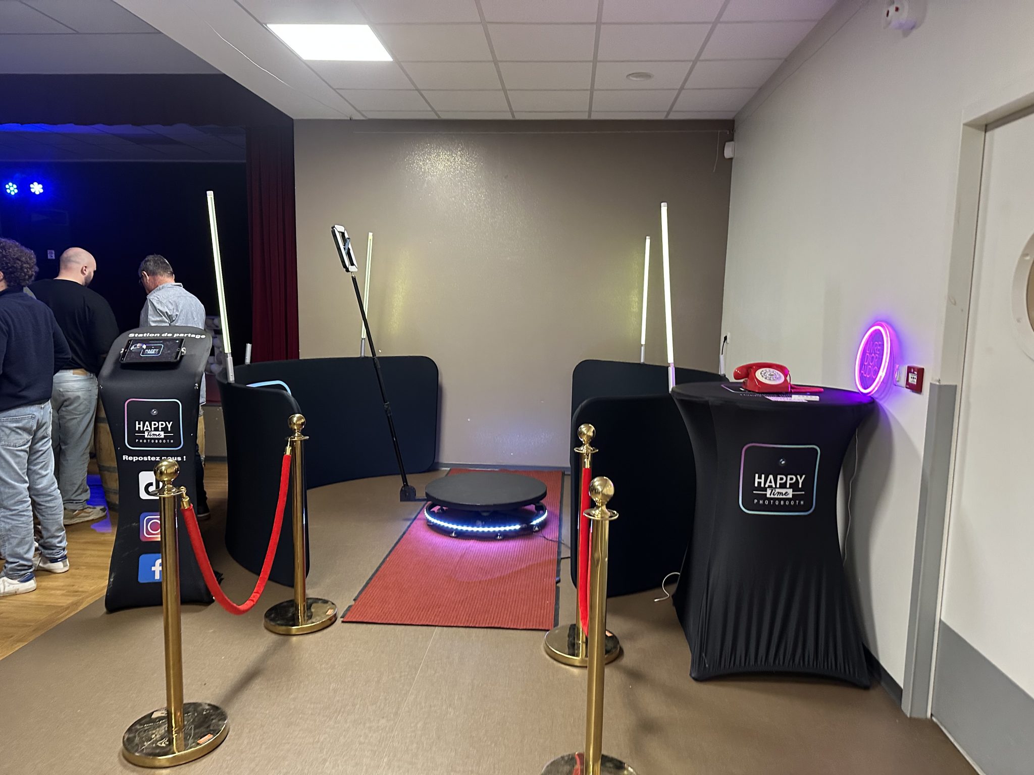 location du 360 vidéobooth pour un anniversaire 20 ans à Avensan