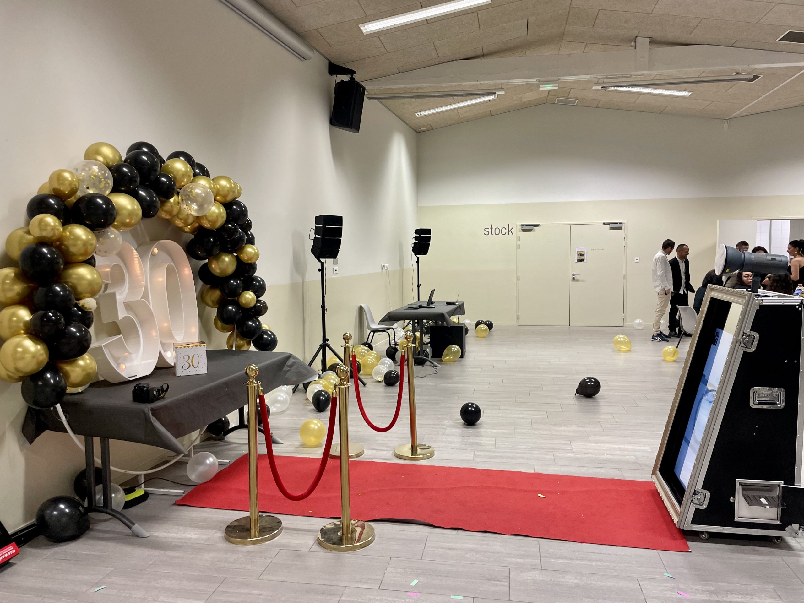 Miroir photobooth pour 30 ans à bordeaux