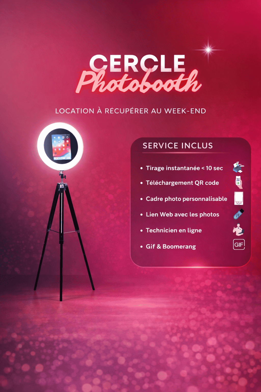 Cercle Photobooth anniversaire