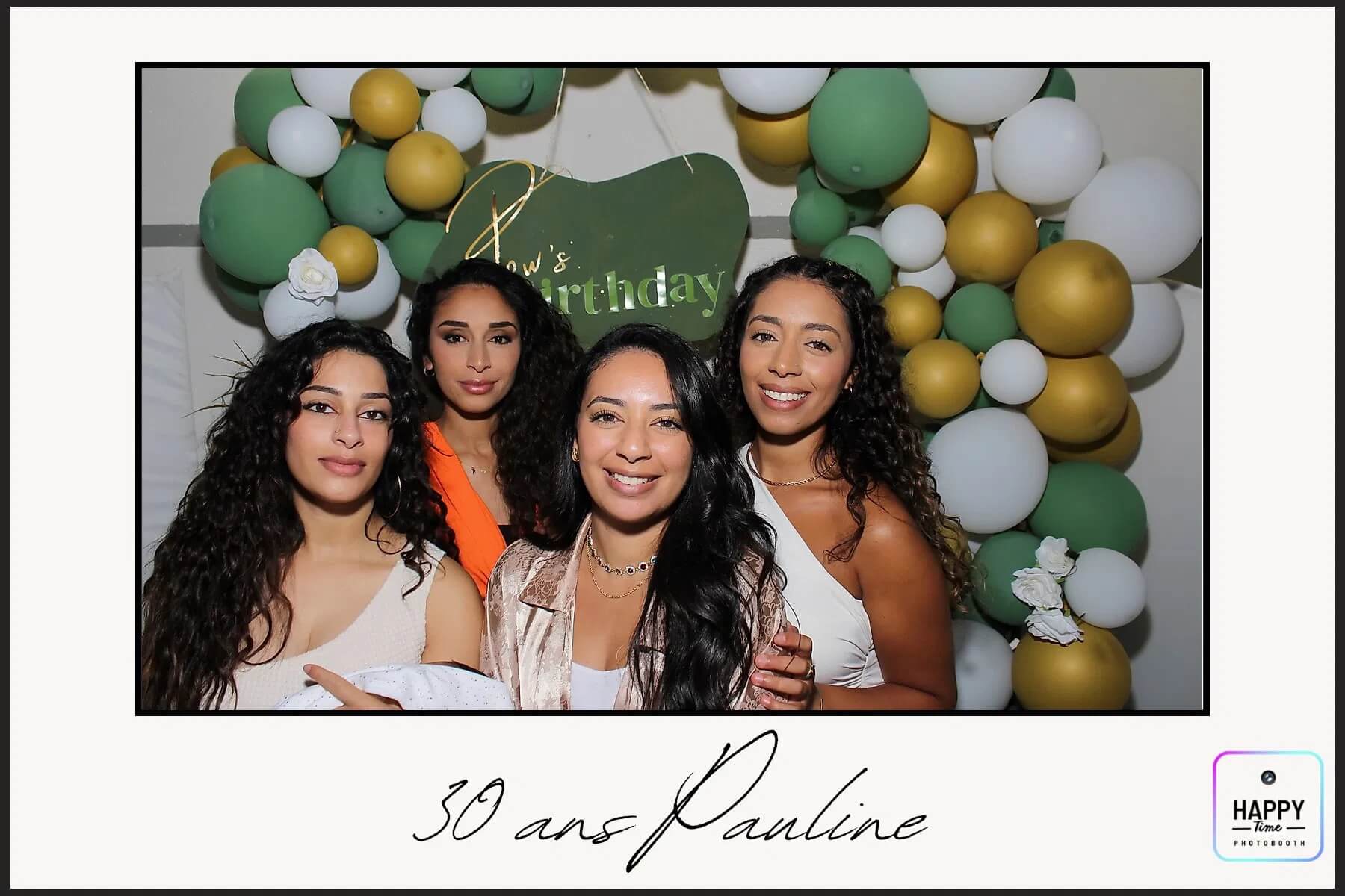 Wood Photobooth anniversaire Mérignac — Happy Time