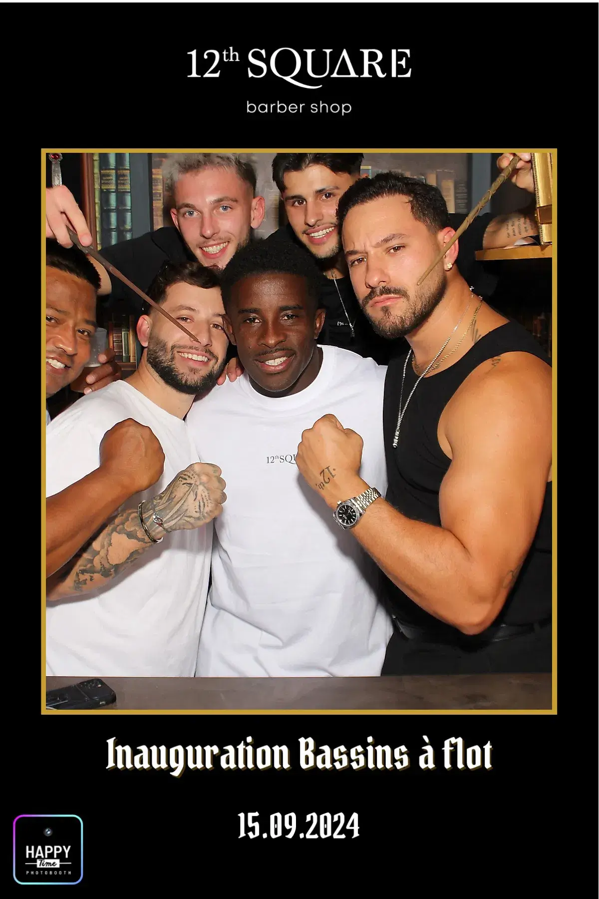 Classic Photobooth inauguration entreprise Bordeaux — Happy Time