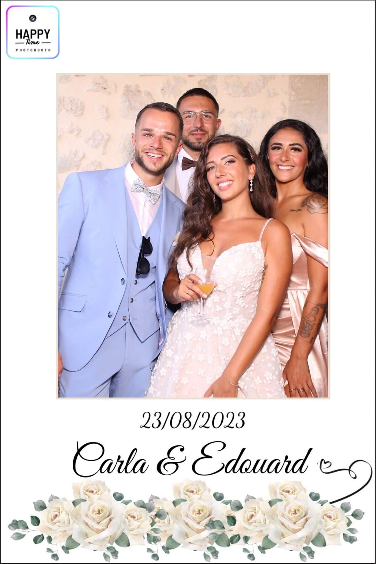 Miroir Photobooth mariage Domaine le Herre Aillas — Happy Time