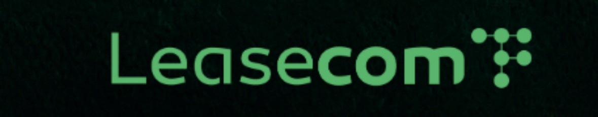 Logo Leasecom — client photobooth Happy Time Bordeaux