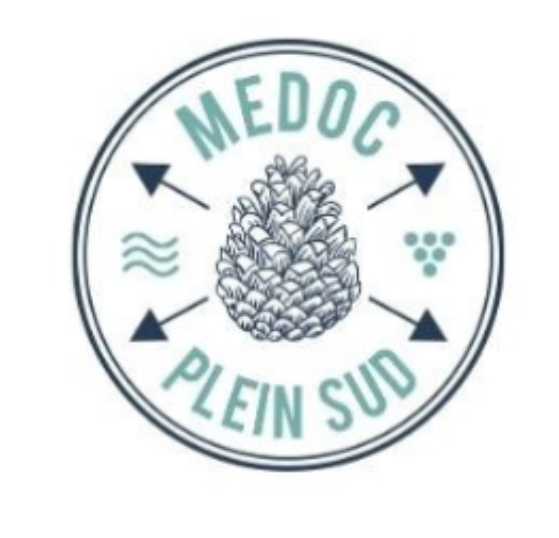 Logo Médoc Plein Sud — client photobooth Happy Time Bordeaux