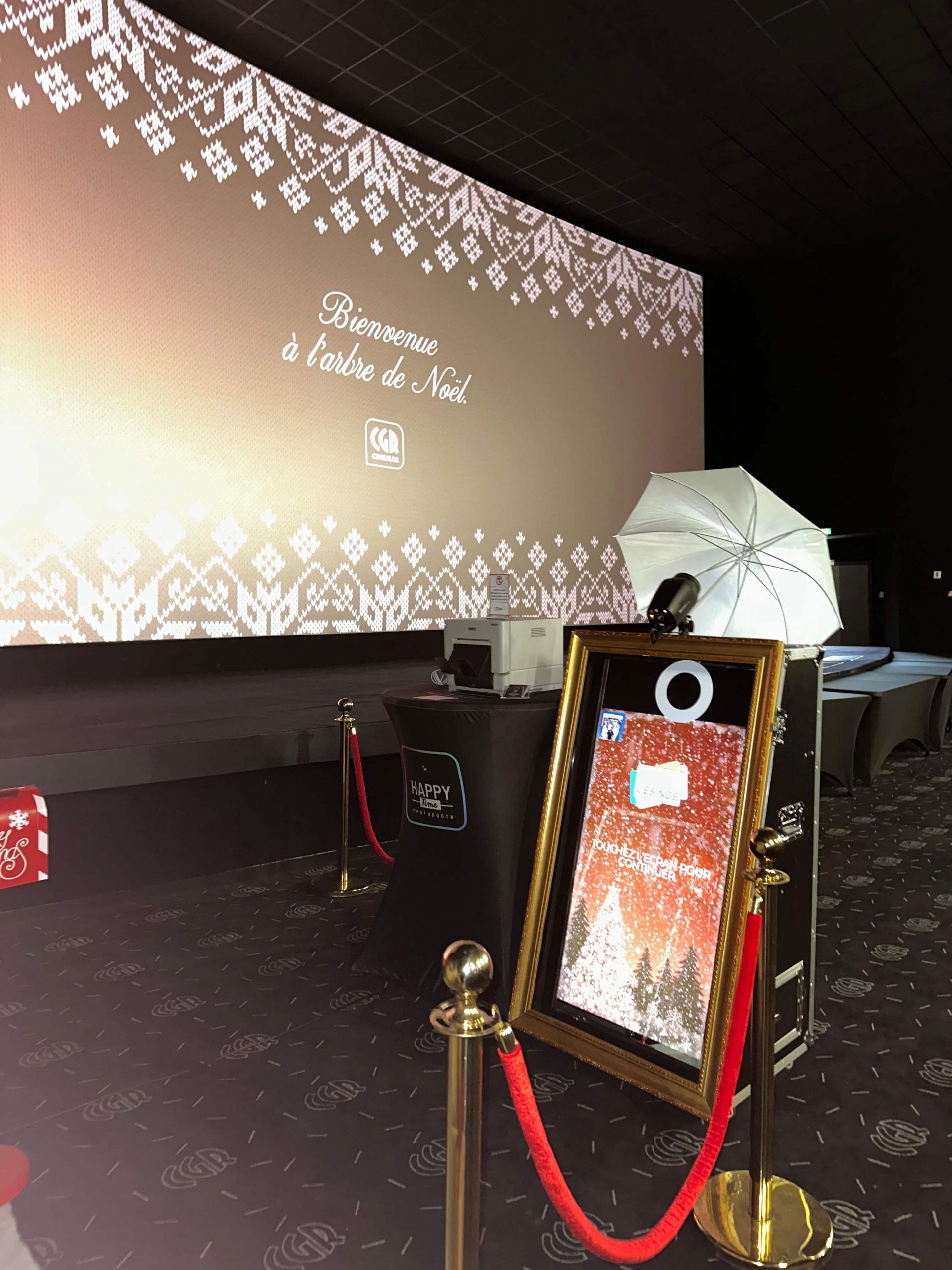 Miroir Photobooth Noël CGR Villenave-d'Ornon — Happy Time