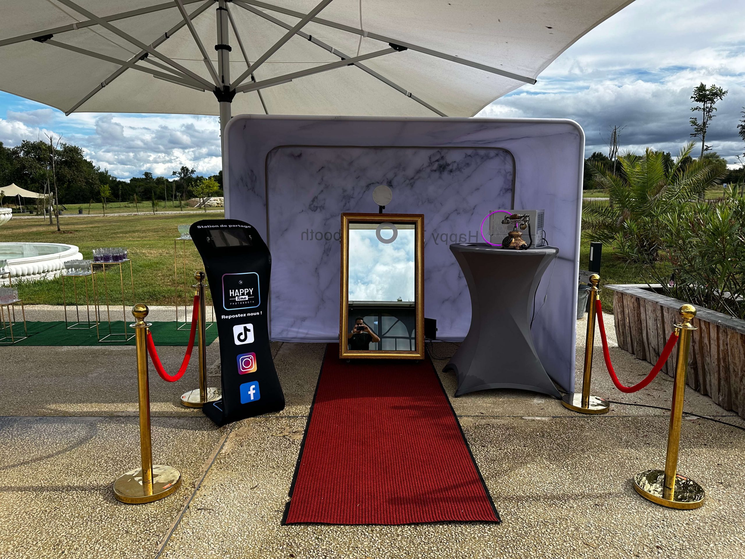 Photobooth Domaine de la Saye — Cavignac — Happy Time Bordeaux