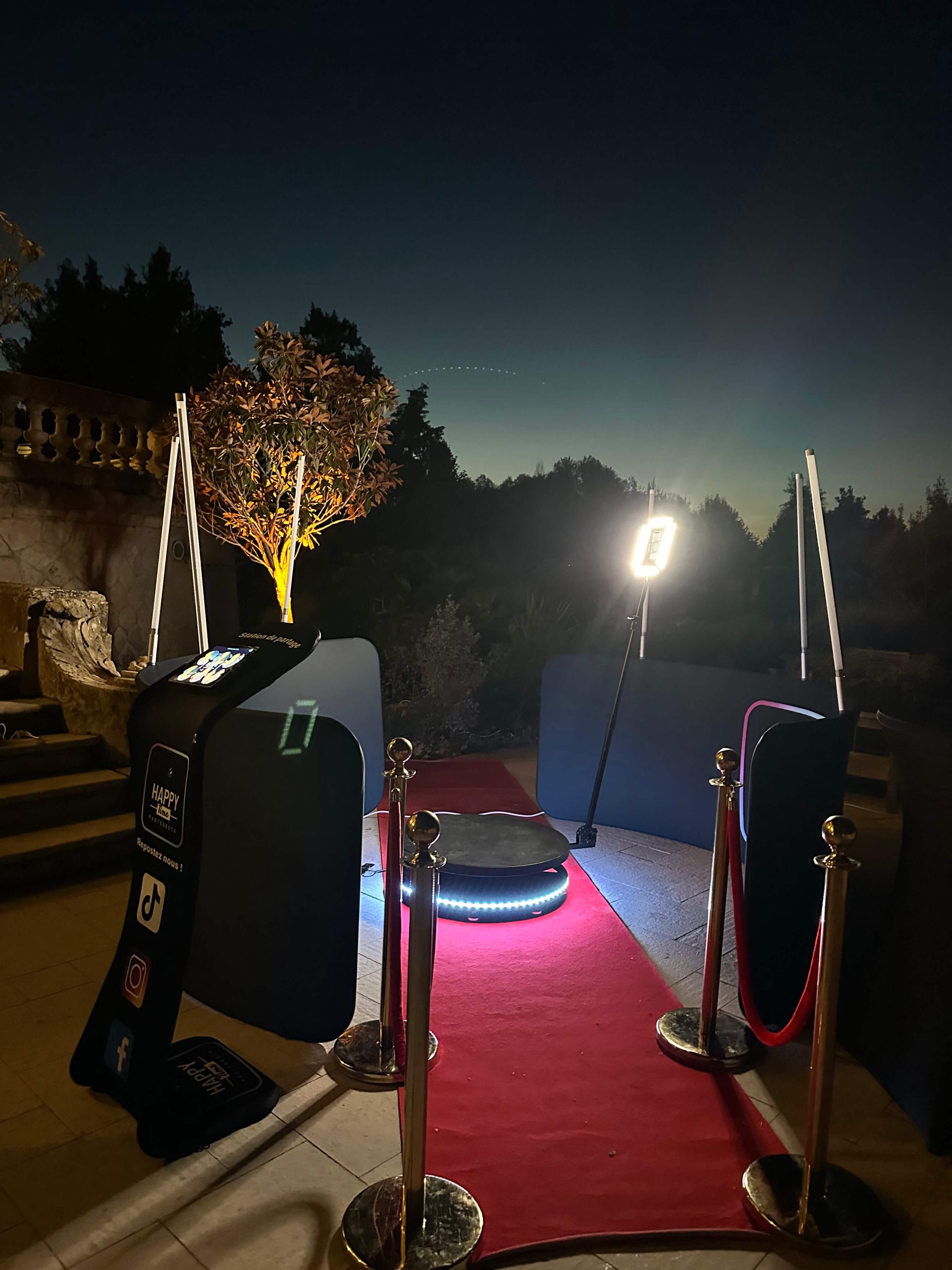 Photobooth Domaine de Badine — Happy Time Bordeaux