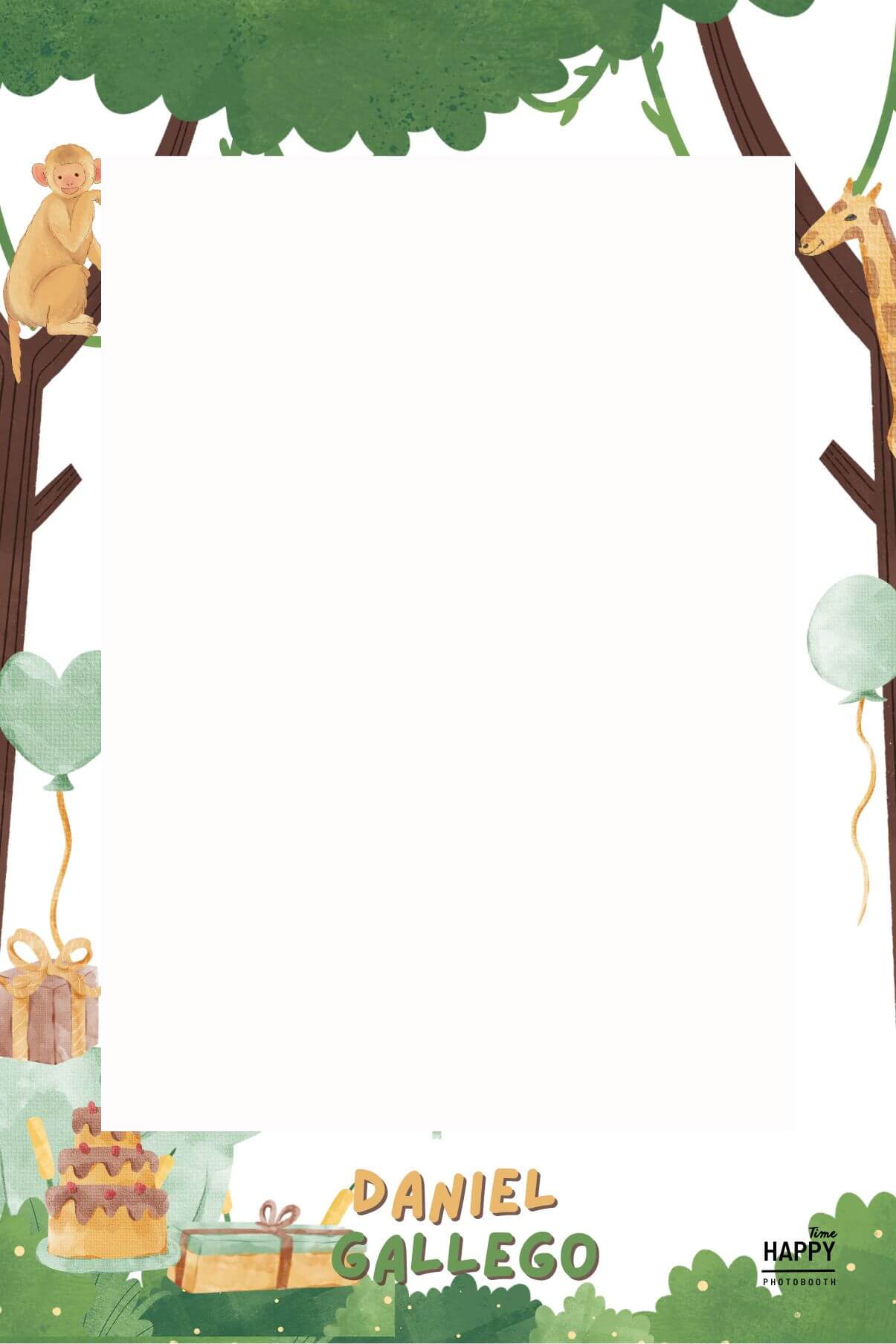 Template photobooth baby shower Bordeaux — Happy Time