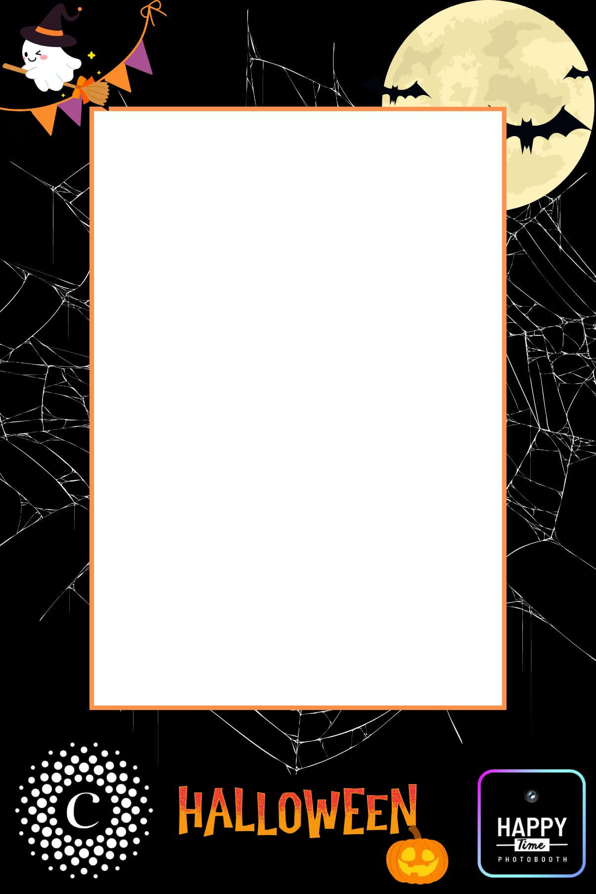 Template photobooth Halloween Bordeaux — Happy Time