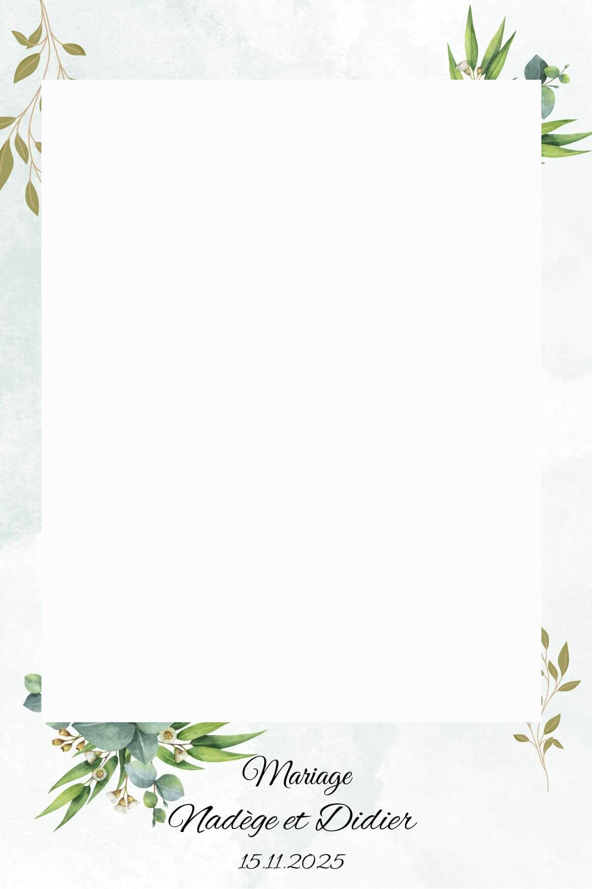 Template photobooth mariage Bordeaux — Happy Time