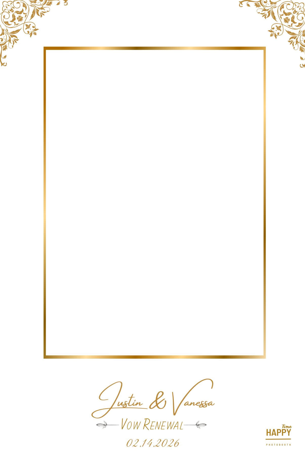 Template photobooth mariage Bordeaux — Happy Time