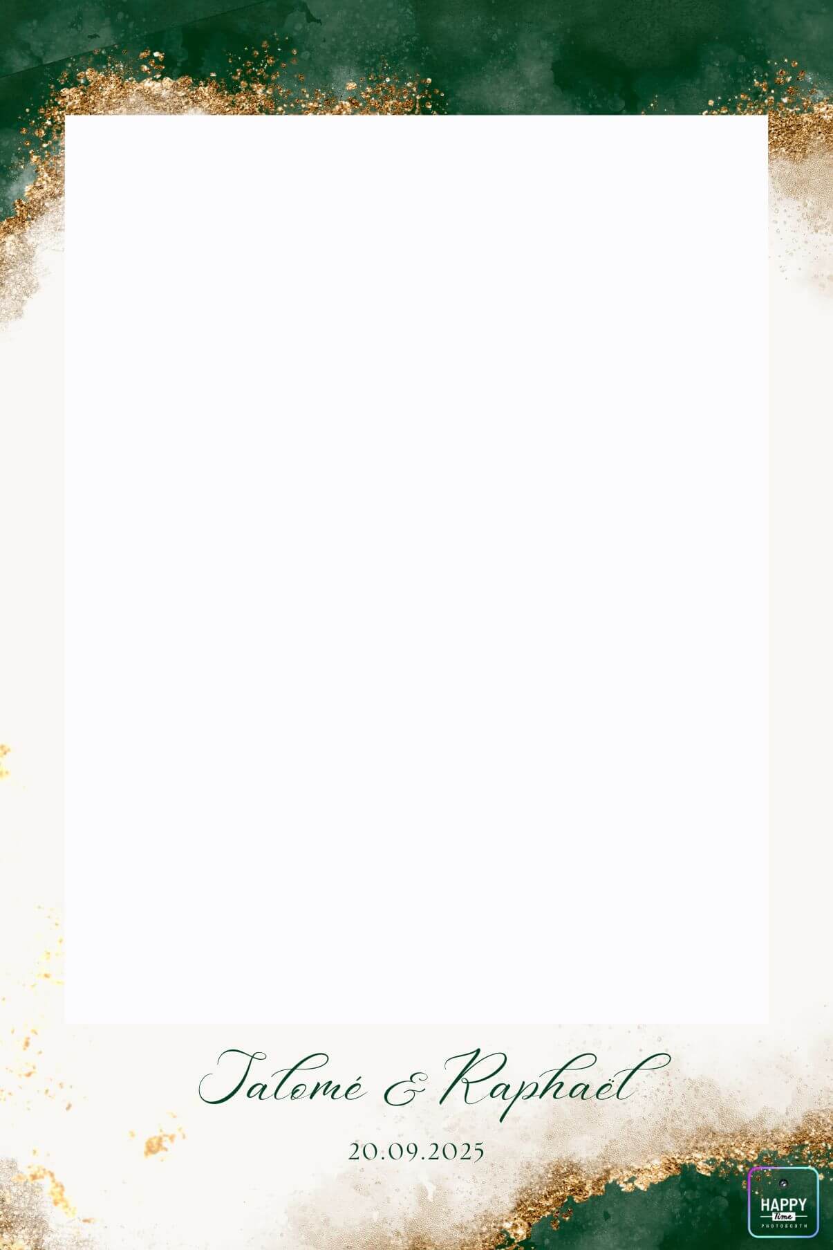 Template photobooth mariage Bordeaux — Happy Time