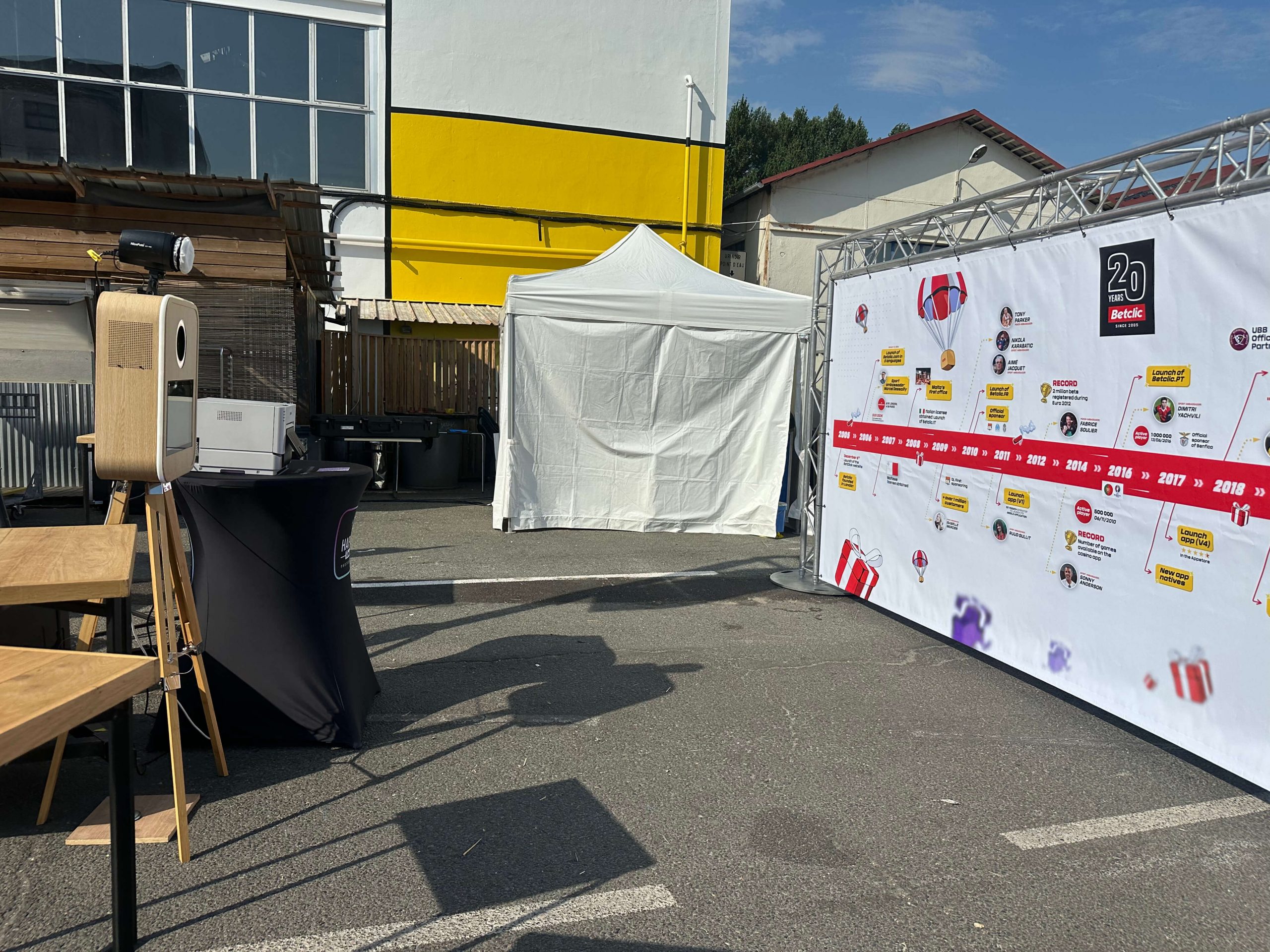 Photobooth Betclic — Bordeaux — Happy Time Bordeaux