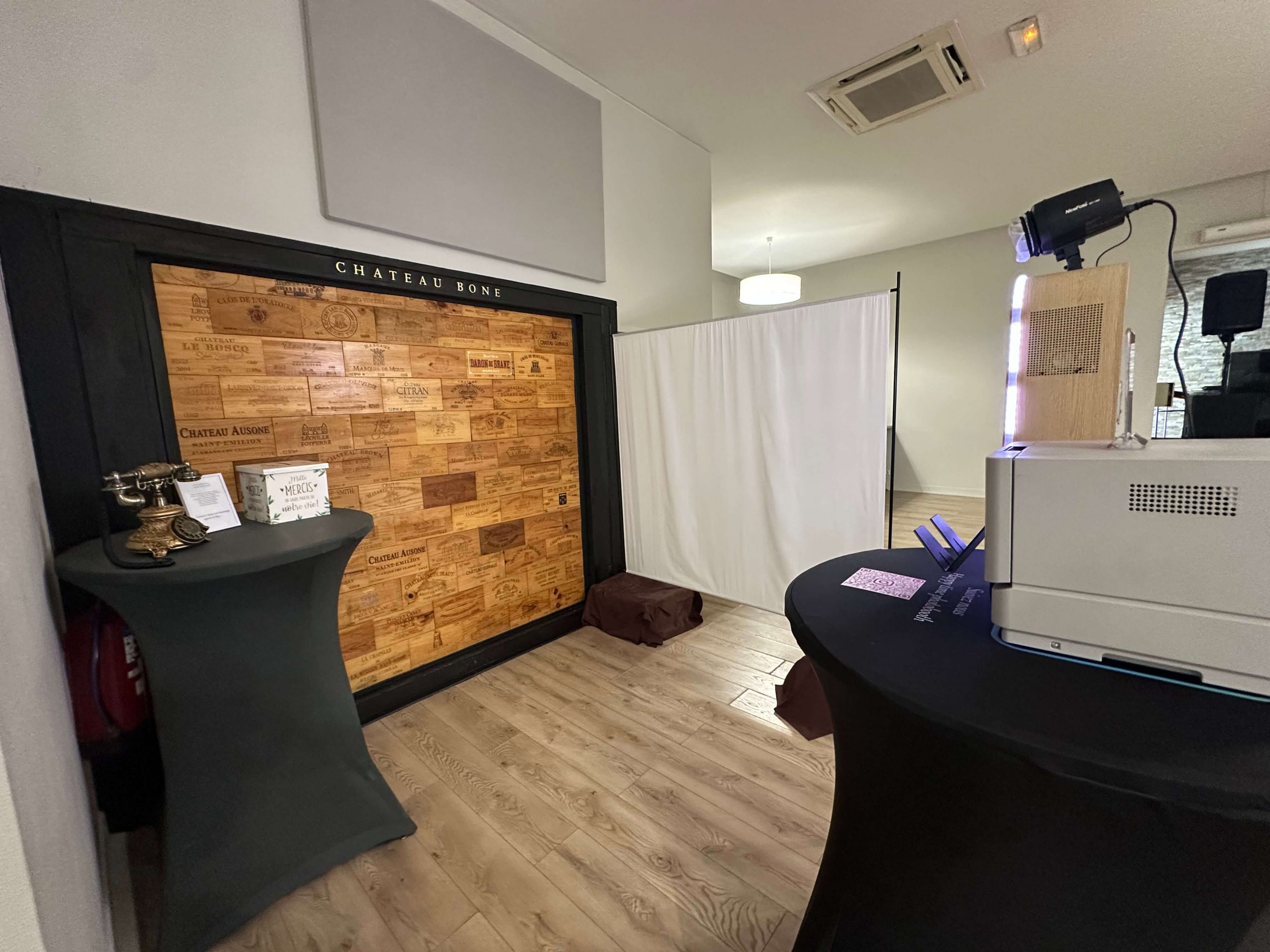 Photobooth Château Bone — Gauriac — Happy Time Bordeaux