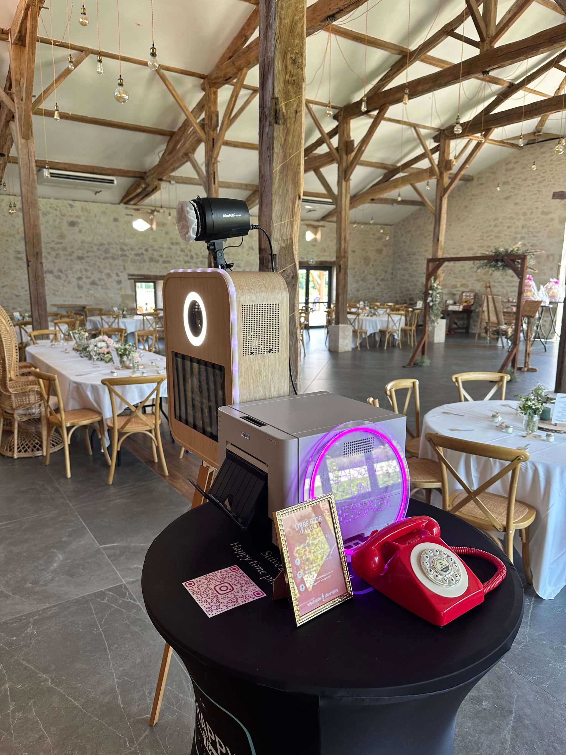 Photobooth Domaine le Herre — Happy Time Bordeaux