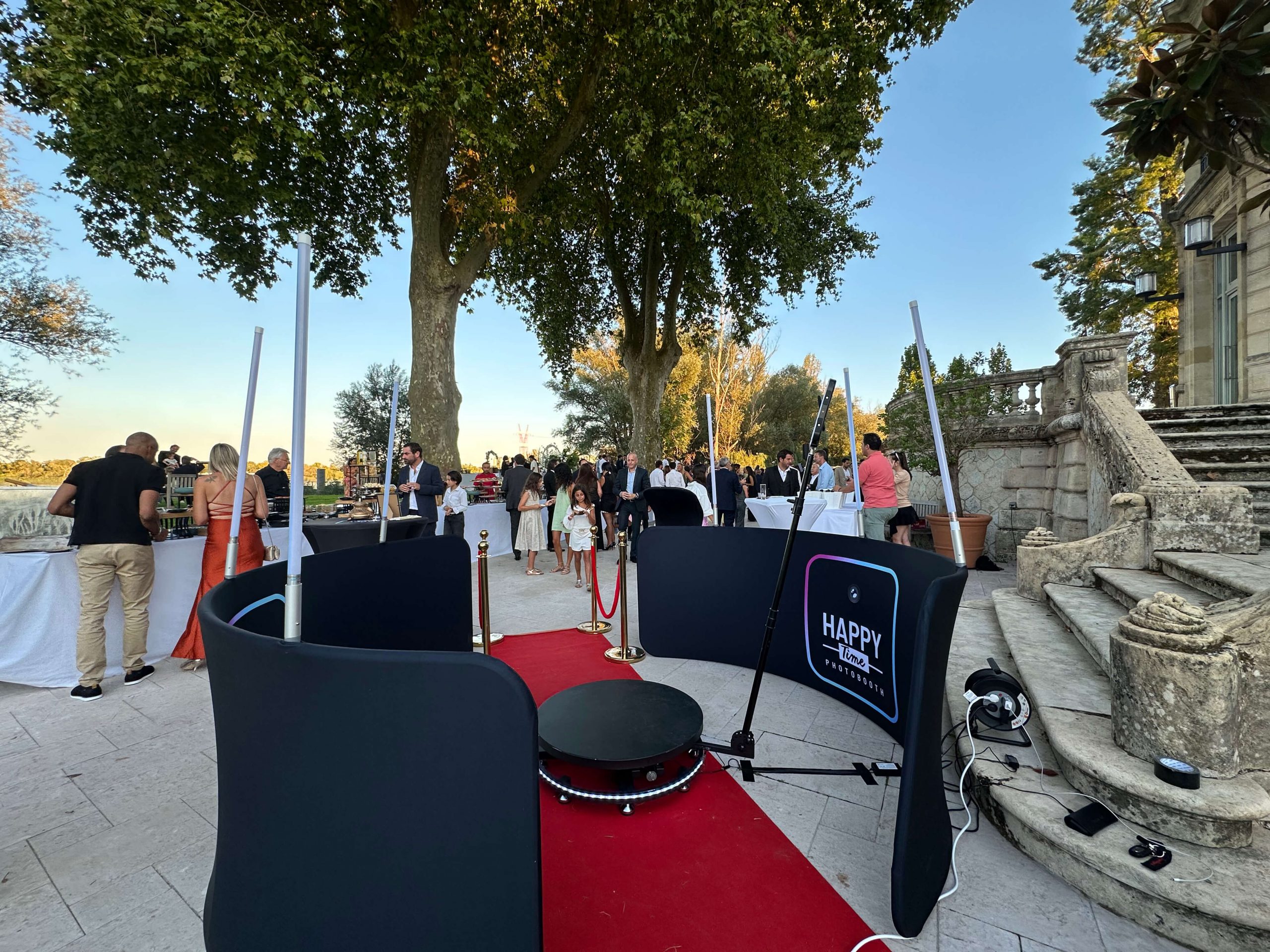 360 videobooth bar mitzvah Château Grattequina Bordeaux