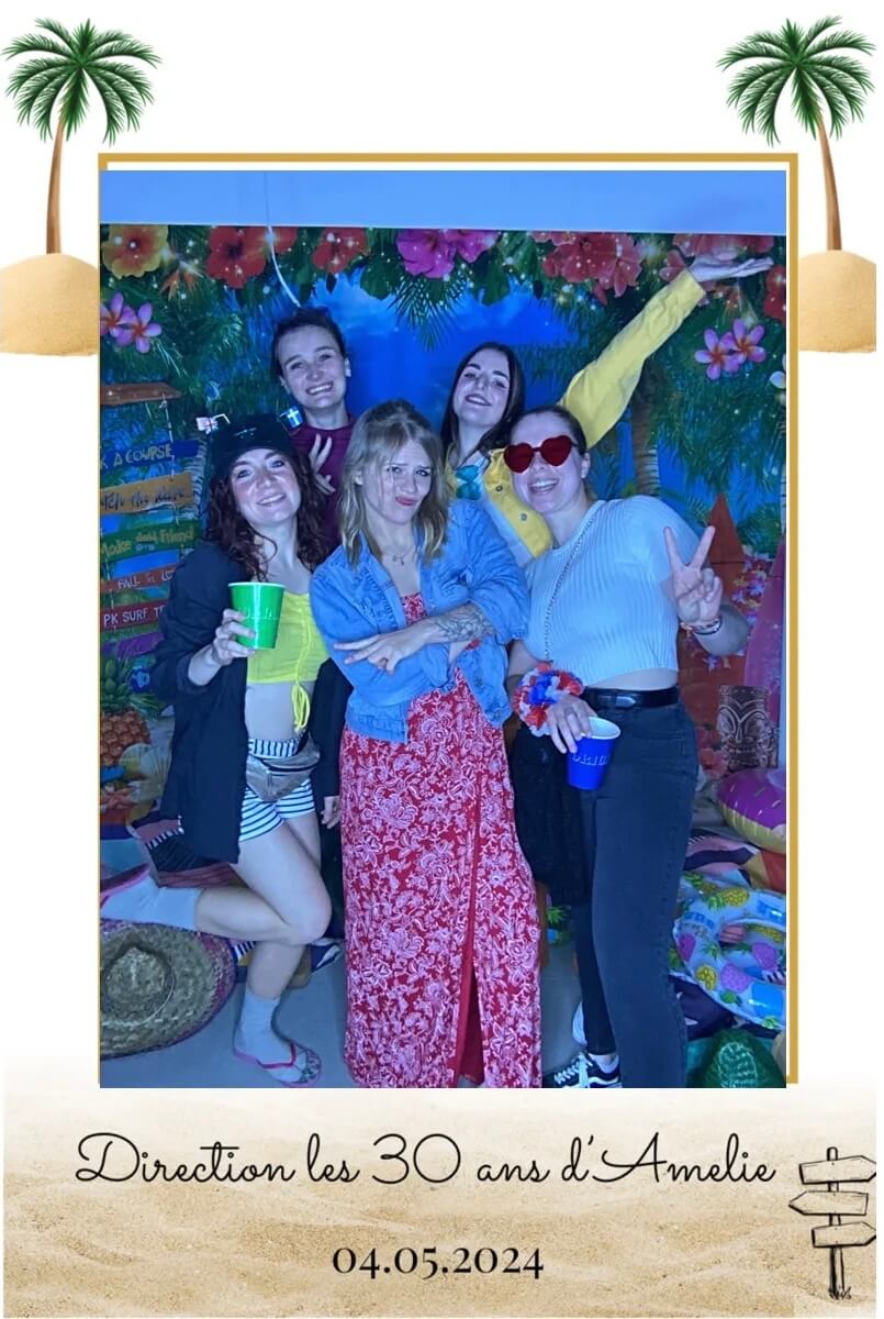 Cercle Photobooth anniversaire Bordeaux
