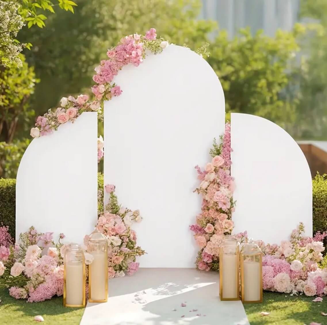 Arche blanc option photobooth Bordeaux