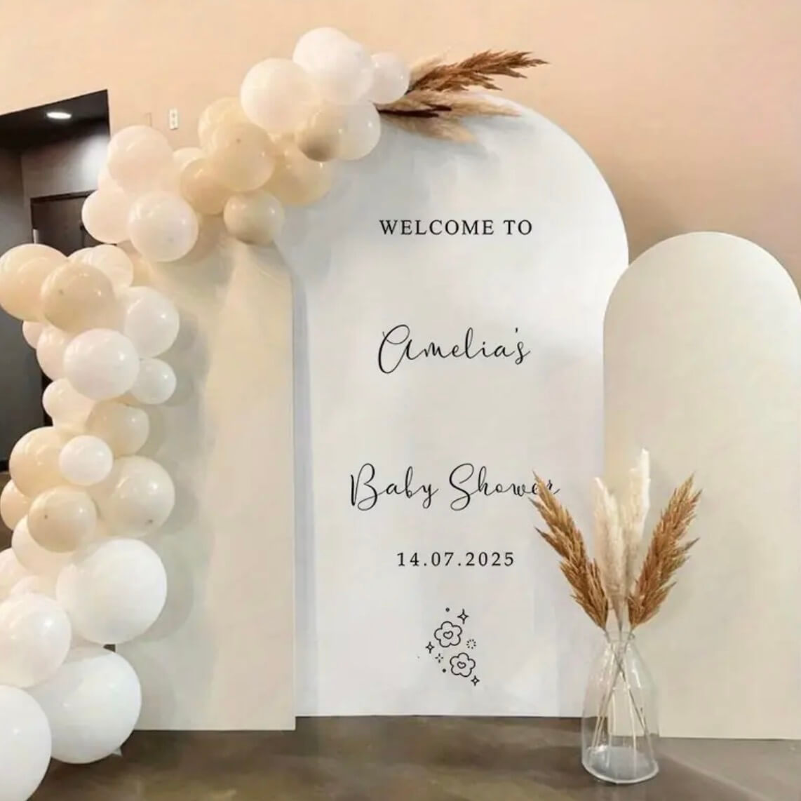 Arche personnalisé option photobooth Bordeaux