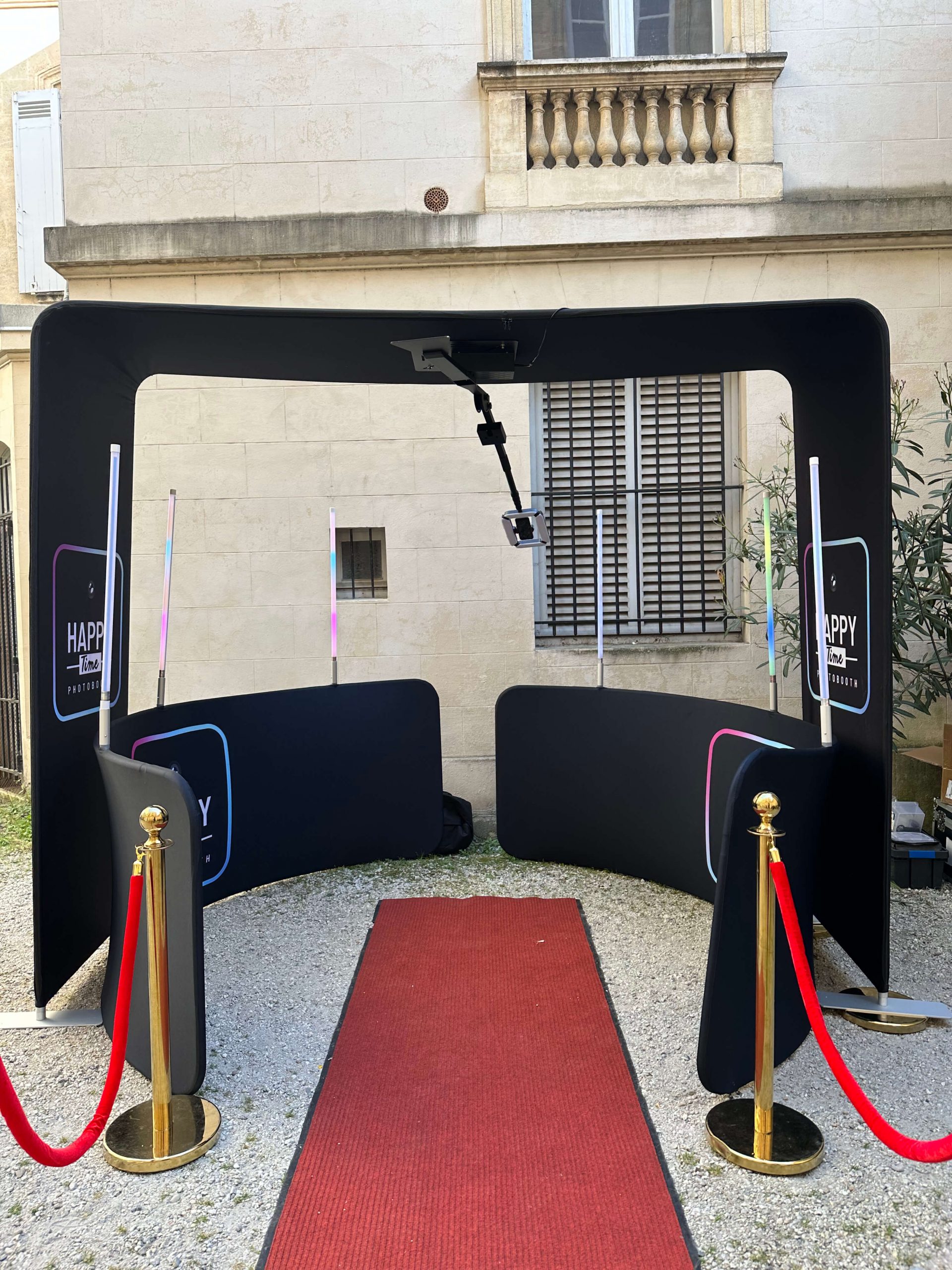 Sky 360 videobooth inauguration événement pro Bordeaux