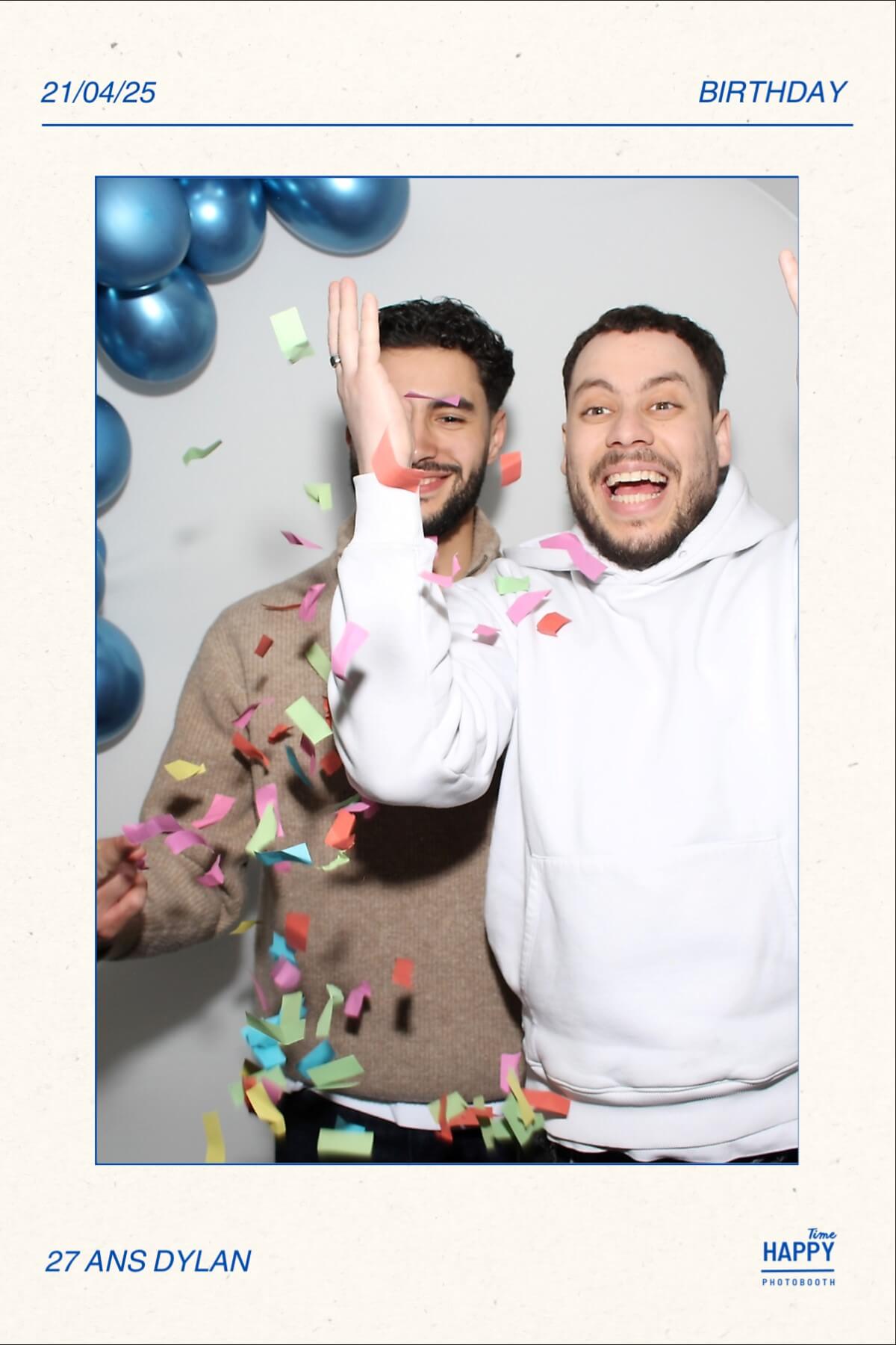 Wooden photobooth anniversaire Lormont